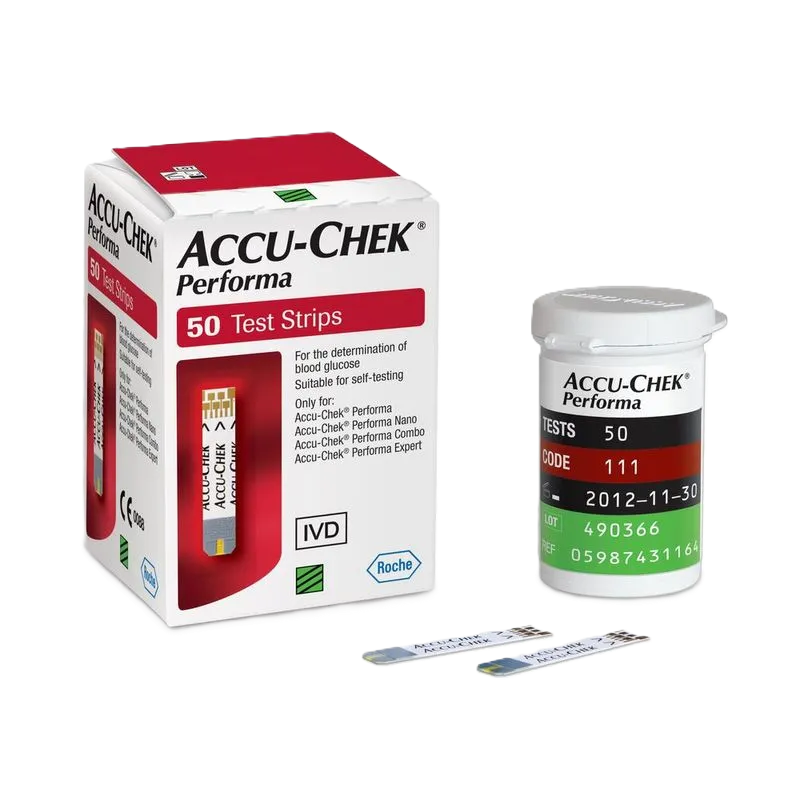 TIRAS DE GLUCOSA ACCU-CHEK PERFORMA X 50 UND
