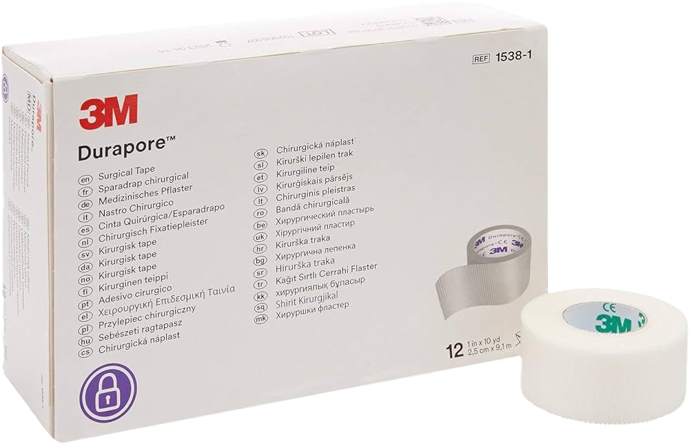 ESPARADRAPO DURAPORE X 12 CORTES - 1538(1)