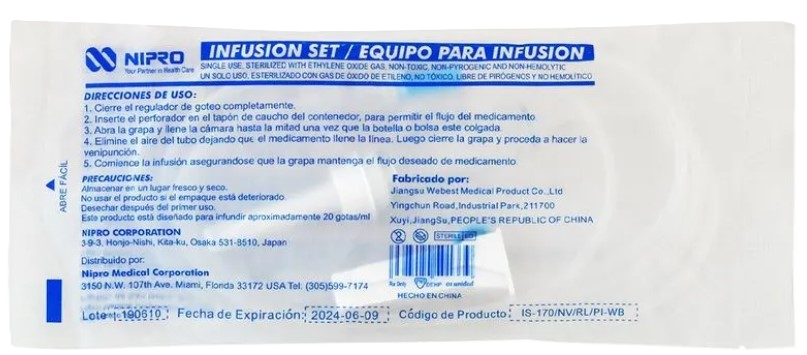 EQUIPO DE VENOCLISIS