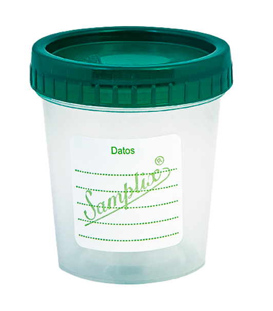 FRASCO DE URO ESTERIL TAPA VERDE