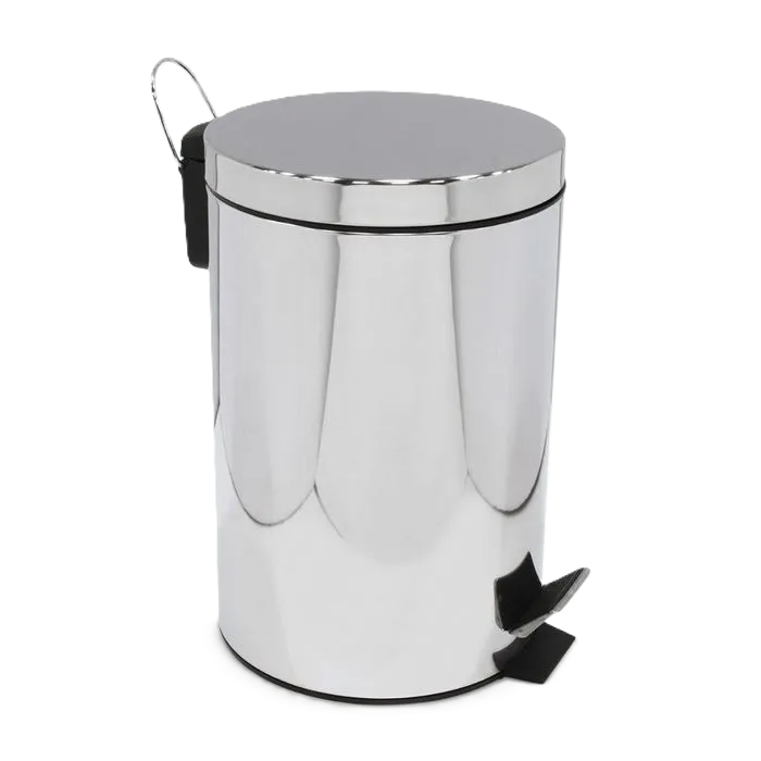 TACHO DE BASURA DE ACERO QUIRURGICO X 12 LT