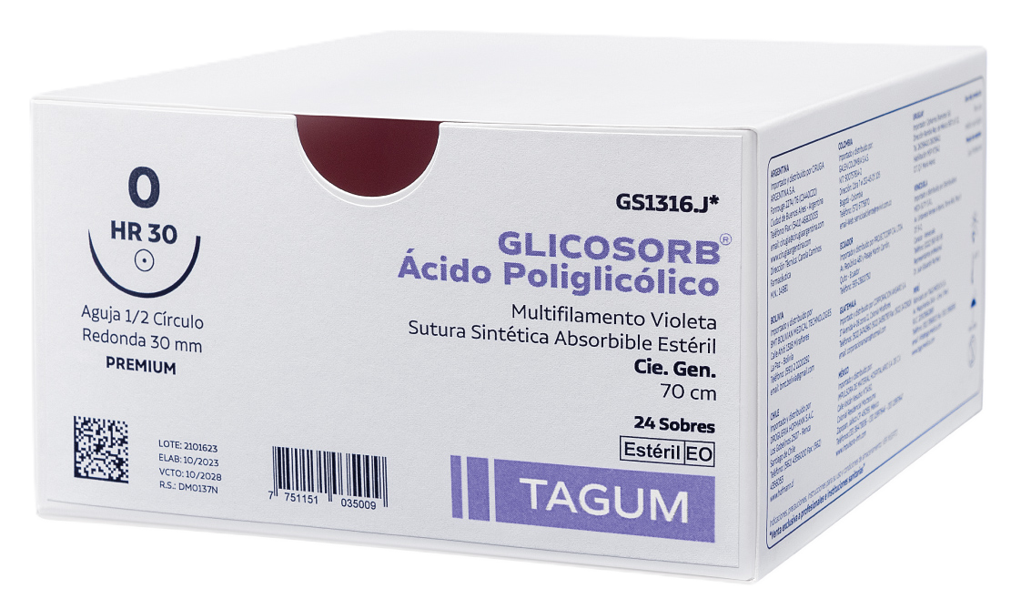 ACIDO POLIGLICOLICO 0 HR 30 X 24 UND