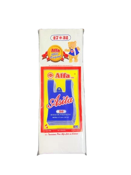 BOLSA DE PLASTICO DE 27 X 32 X 100 UND
