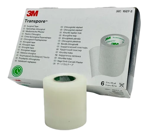 ESPARADRAPO TRANSPORE X 6 CORTES - 1527(2)