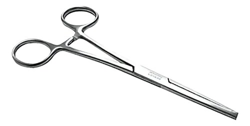 PINZA KOCHER RECTA DE 14 CM