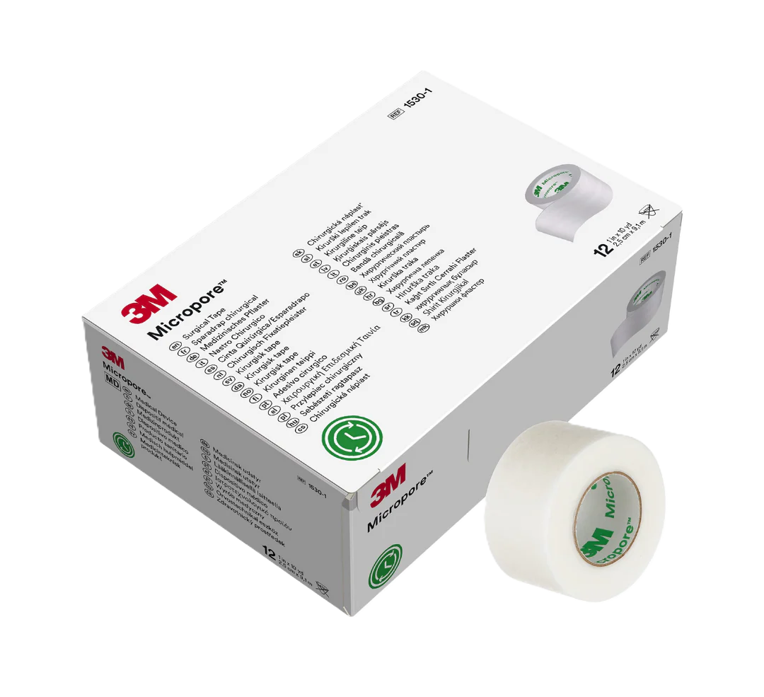 ESPARADRAPO MICROPORE X 12 CORTES - 1530(1)