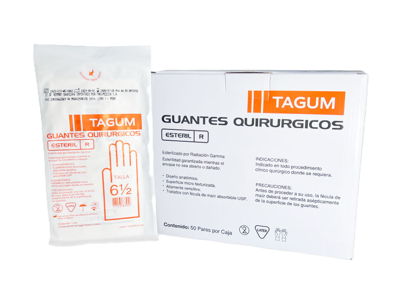 GUANTES QUIRURGICOS TALLA 6.5 X 50 PARES