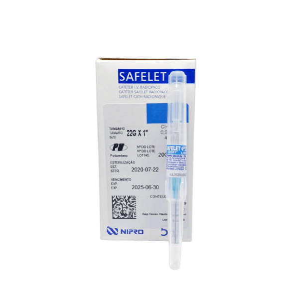 CATETER ENDOVENOSO PERIFERICO N. 22 X 50 UND