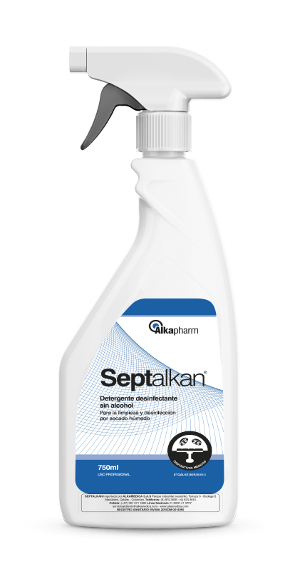 DESINFECTANTE PARA SUPERFICIES Y DISPOSITIVOS MEDICOS SEPTALKAN X 750 ML