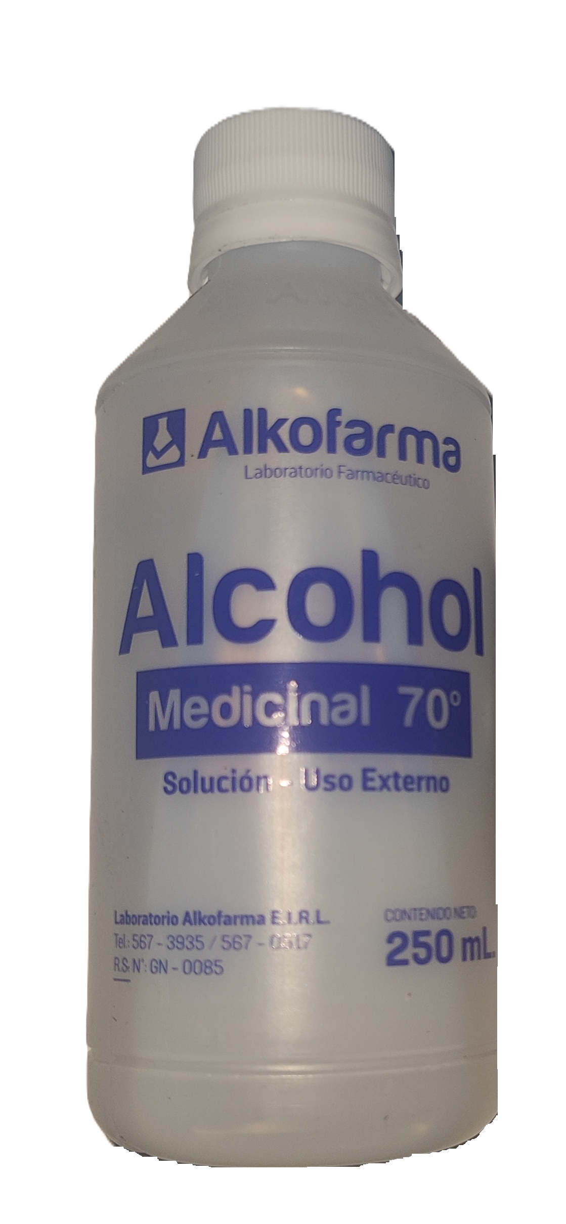 ALCOHOL DE 70° X 250 ML