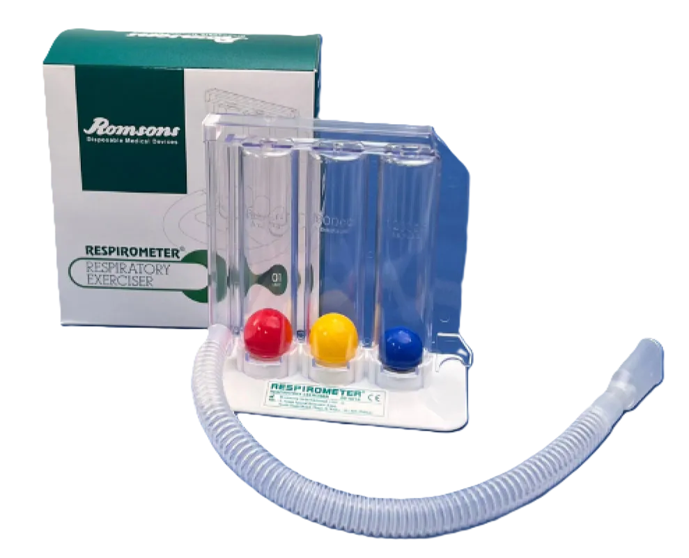ESPIROMETRO DE INCENTIVO X 3 BOLAS