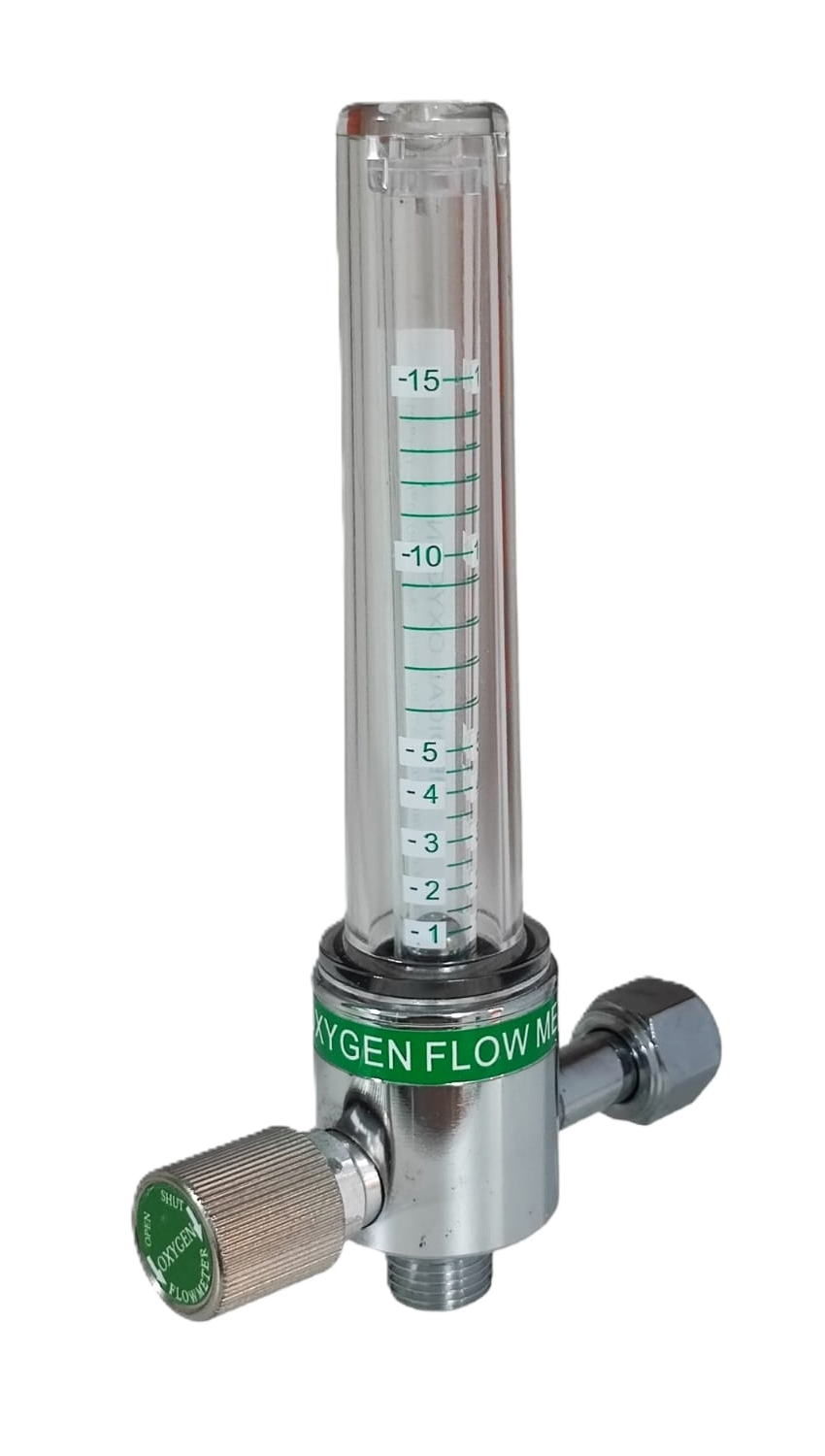 FLUJOMETRO DE OXIGENO CON PERILLA DE METAL ZR-385A