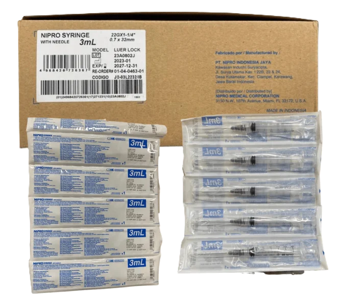 JERINGA DE 3 ML X 100 UND