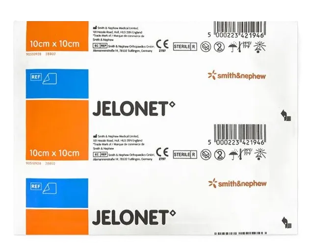 GASA PARAFINADA DE 10 X 10 CM - JELONET