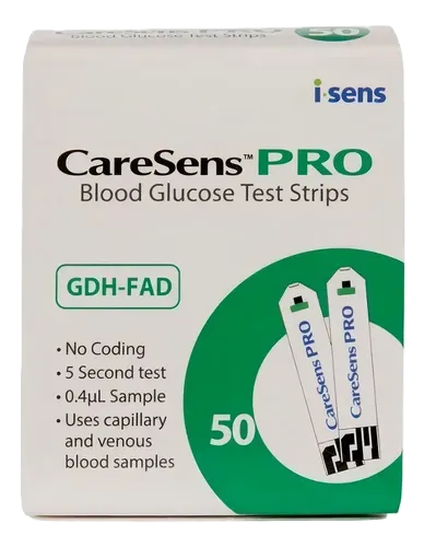 TIRAS DE GLUCOSA X 50 UND