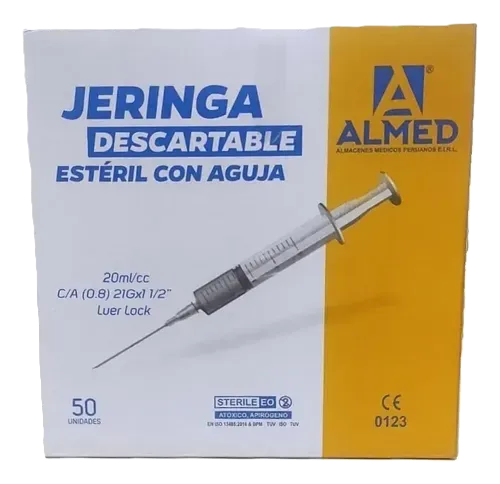 JERINGA DE 20 ML X 50 UND