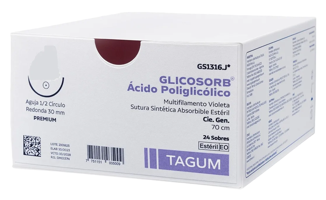 ACIDO POLIGLICOLICO 4/0 HR 20 X 24 UND