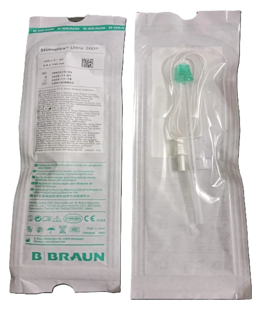 AGUJA AISLADA PARA BLOQUEO NERVIOSO N. 22 X 2 - STIMUPLEX