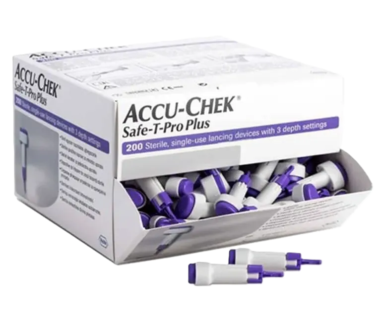 LANCETAS ACCU-CHEK SAFE T PRO PLUS X 200 UND