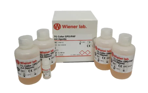 TRIGLICERIDO ENZIMATICO GPO/PAP DE 100 ML DE 400 DETERMINACIONES X 4 UND