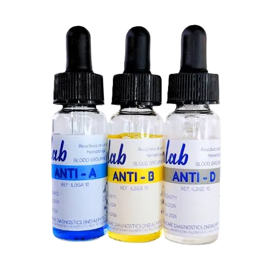 GRUPO SANGUINEO (ANTI A + B + D MONOCLONAL) X 10 ML